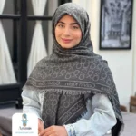 روسری کشمیر طرح CK - تصویر 2