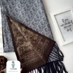 شال موهر پاییزه طرح برند - تصویر 3