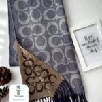 شال موهر پاییزه طرح برند - تصویر 12