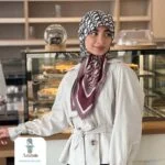 روسری دیور طرح حروف - تصویر 2