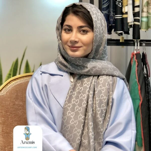 شال کشمیر same original طرح گوچی - تصویر 2