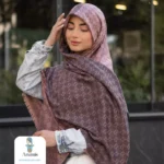 روسری کشمیر وسط خط طرح گوچی - تصویر 3