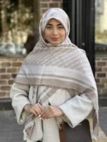 روسری کشمیر چهار فصل طرح گس - تصویر 15