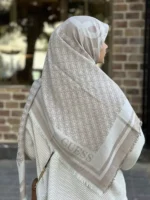 روسری کشمیر چهار فصل طرح گس - تصویر 13