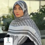 روسری کشمیر چهار فصل طرح گس - تصویر 12