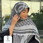 روسری کشمیر چهار فصل طرح گس - تصویر 4