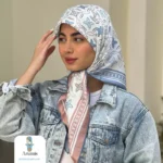 روسری قواره 90 طرح LV