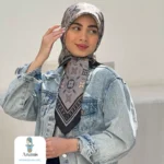 روسری قواره 90 طرح LV - تصویر 5