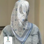 روسری قواره 90 طرح LV - تصویر 7