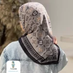 روسری قواره 90 طرح LV - تصویر 2