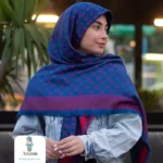روسری کشمیر طرح LV پرچمی - تصویر 4