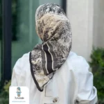 روسری ابریشم قواره 90 طرح جنگل - تصویر 2