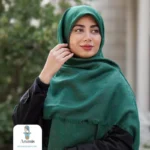 روسری نخ ابریشم طرح LV - تصویر 2