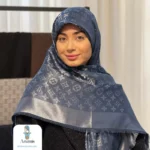 روسری نقره کوب طرح LV