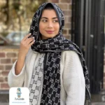 شال موهر پاییزی طرح گوچی