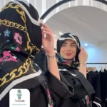 روسری نخ یونیک طرح زنجیری - تصویر 2