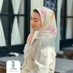 روسری ابریشم اعلا طرح پینترستی - تصویر 3