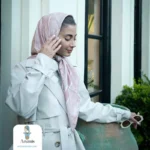 روسری ابریشم قواره 90 طرح جنگل - تصویر 6