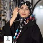 روسری ابریشم کجراه قواره 90