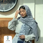 شال کشمیر دو رو طرح دیور حروف - تصویر 2