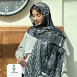 شال کشمیر دو رو طرح دیور حروف - تصویر 4