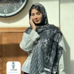 شال کشمیر دو رو طرح دیور حروف - تصویر 6