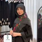 روسری نخ یونیک طرح گل