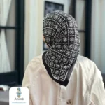 روسری ابریشم اعلا طرح توری برچ - تصویر 3