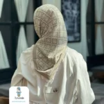 روسری ابریشم اعلا طرح توری برچ - تصویر 5