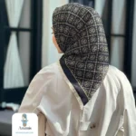 روسری ابریشم اعلا طرح توری برچ - تصویر 8