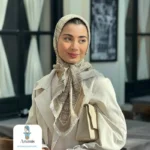 روسری ابریشم اعلا طرح توری برچ - تصویر 13