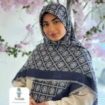 روسری کشمیر طرح تری برچ