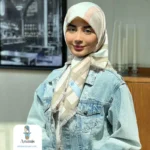 روسری قواره 90 حاشیه سوزنی ابریشم - تصویر 6