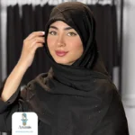 روسری کریشه نخی نگین دار - تصویر 2
