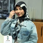 روسری قواره 90 حاشیه سوزنی ابریشم - تصویر 8