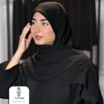 روسری کریشه نخی نگین دار - تصویر 4
