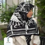 روسری ابریشم های کوالیتی حاشیه سوزنی - تصویر 7