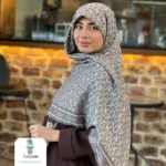 روسری طرح CK کشمیر چهارفصل - تصویر 8